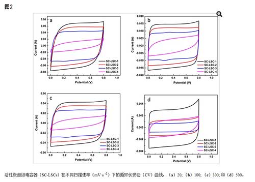 活性炭的電化學性能研究